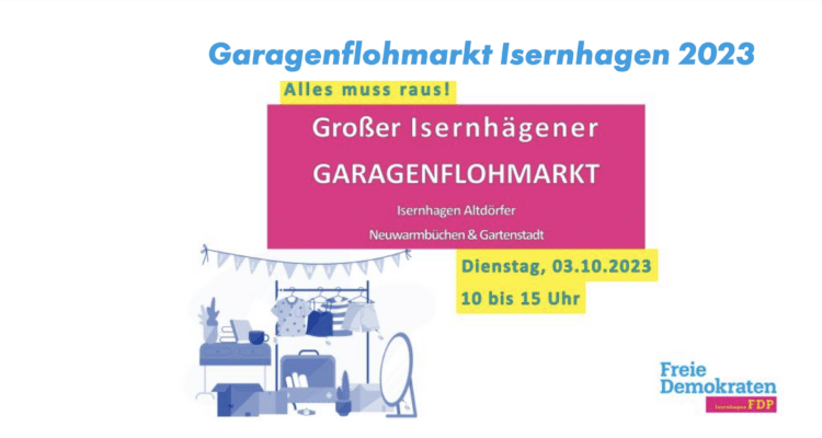 Garagenflohmarkt Isernhagen 2023
